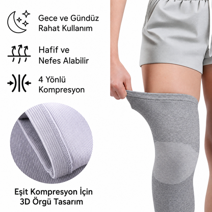 Bambu Diz Kompresyon Kolluğu – 2’li Paket